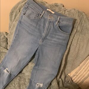 Levi's Blue High Rise Jeans